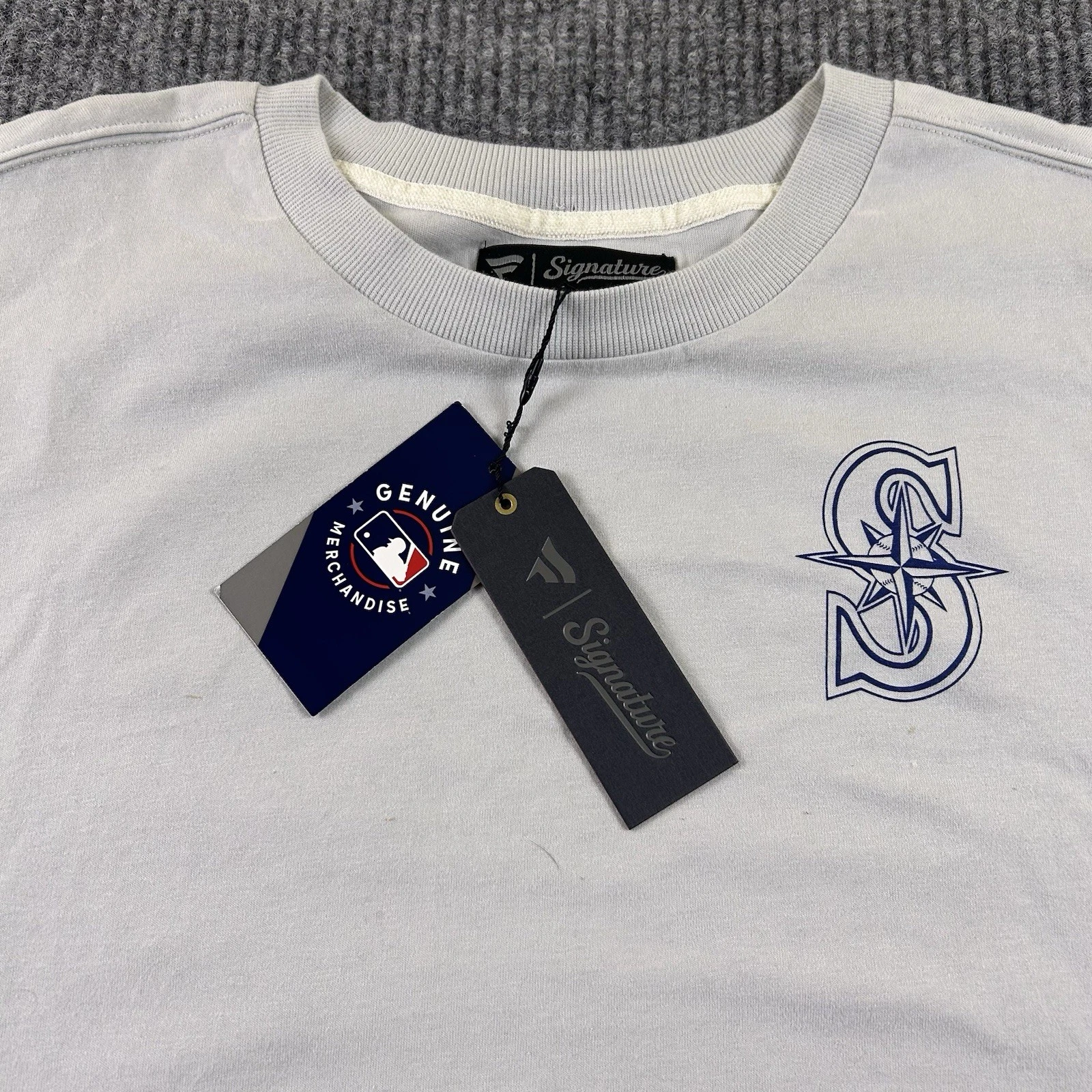 Signature T-shirt Mens 4XL Seattle Marineres Team Apparel Long Sleeve Soft - NWT - thumbnail 2