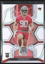 2022 Panini Mosaic #380 Logan Hall Silver Tampa Bay Buccaneers (K)
