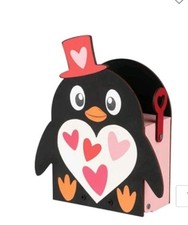 New Home Depot kids workshop kit February 2026 Penguin Mailbox w Pin Craft Toy