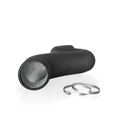 AC Infinity Flexible 6-Inch Aluminum Ducting, Heavy-Duty 6 Inch, Black