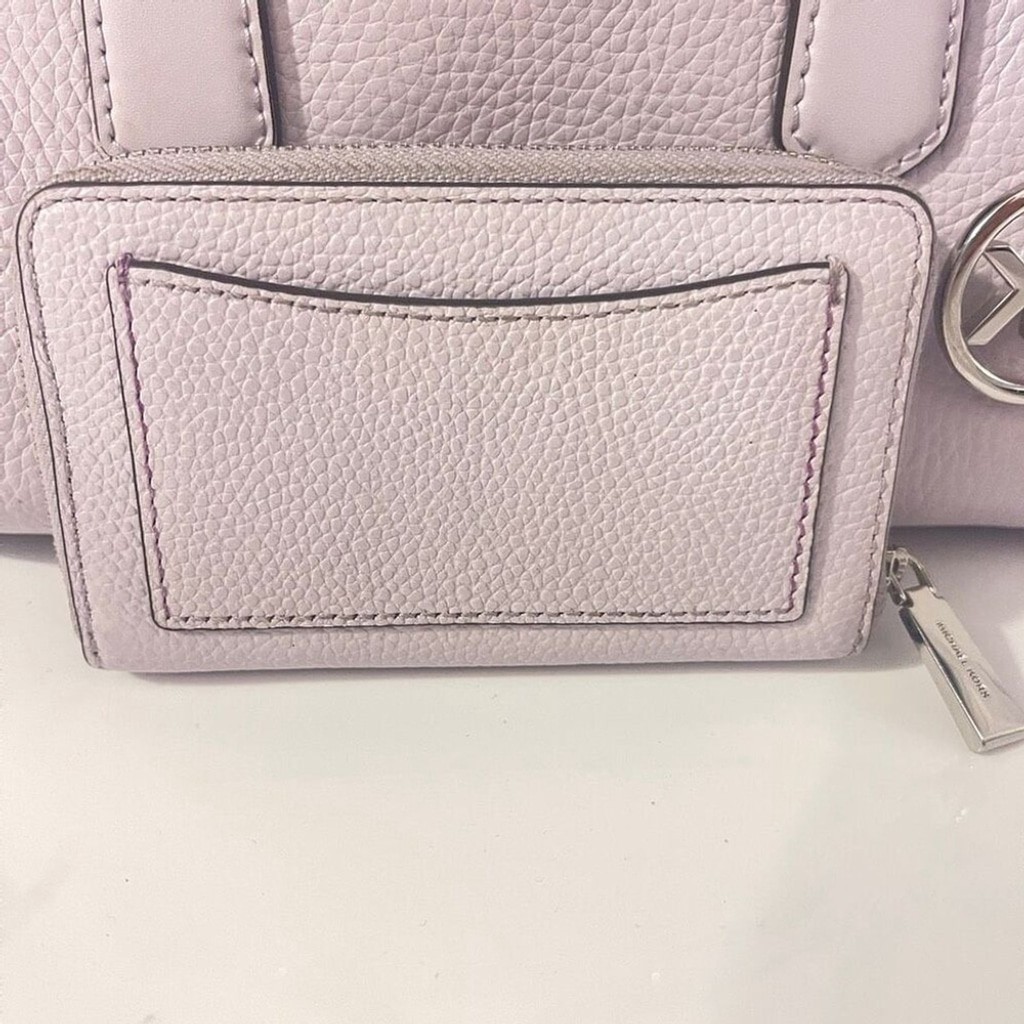 Michael Kors Camille Small Satchel & Wallet Set Lavender Mist Purple thumbnail 7