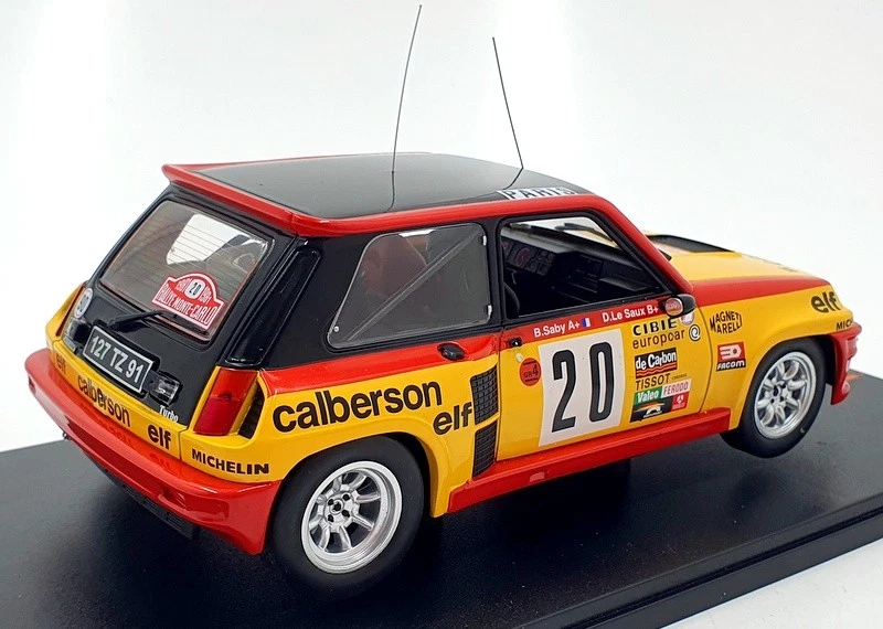 IXO Models 1/18 Scale 18RMC118 Renault 5 Turbo #20 Monte Carlo 1981 B.Saby - Image 2 of 4