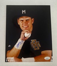 Brewers Great JEFF CIRILLO Autographed 8 x 10 Photo - JSA Certified