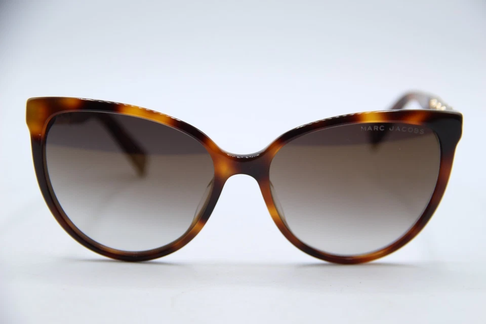 NUEVAS GAFAS DE SOL MARC JACOBS MARC 333/S 05LJL HAVANA PLATEADAS AUTÉNTICAS 57-17 Foto 2 de 4