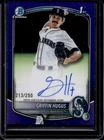 2025 Bowman Draft Griffin Hugus Chrome Auto Purple Refractor 1st #/250 Mariners