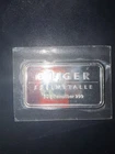 Geiger Edelmetalle Rectangular Bar, Schloss Güldengossa 50 Grams.999 Fine Silver
