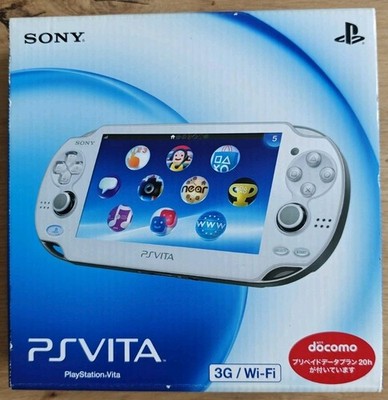 Sony PlayStation PS Vita PCH-1100 AB02 Crystal White 3g/Wi-Fi Modell NEU