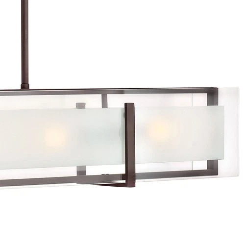 Hinkley Lighting 3996 Nickel 4-Light Chandelier From The Latitude Collection - Picture 2 of 5