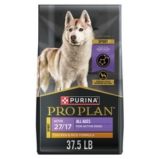 Purina Pro Plan SPORT 27/17 Active High Protein Dog Food Chicken  Rice 37lb