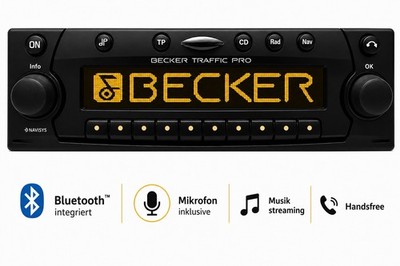 BECKER BE4720 PRO Autoradio Bluetooth Nav CD AUDI BMW MERCEDES PORSCHE TOP Speed