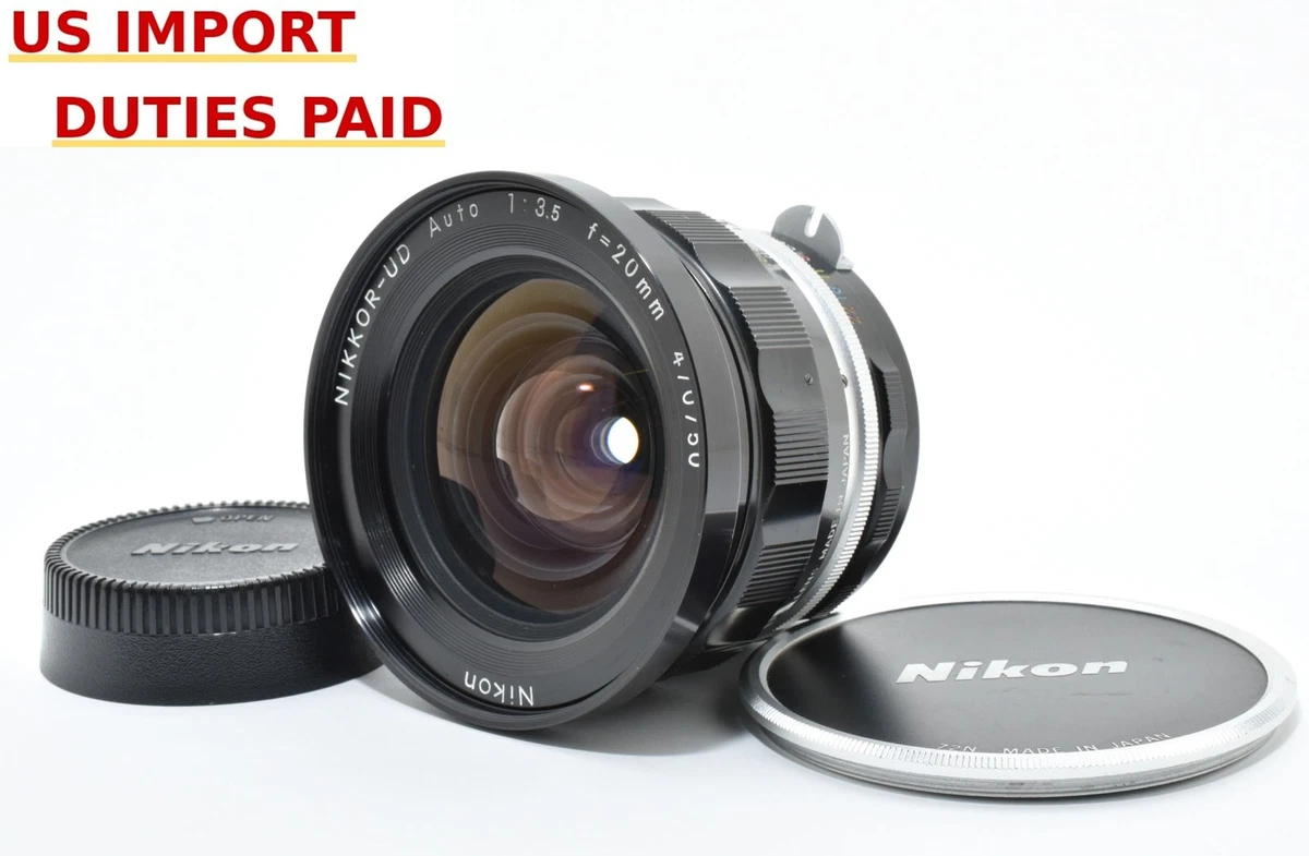 Nikon NIKKOR f/3.5 Camera Lenses 20mm Focal for sale - eBay