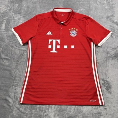 Bayern Munich 2016 2017 Home Football Shirt Soccer Jersey Adidas AI0049 Large