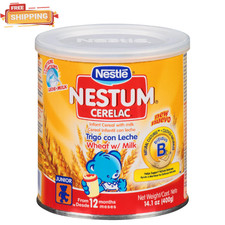 Nestle Nestum Cerelac Wheat Infant Cereal with Milk 14.1 oz. Canister