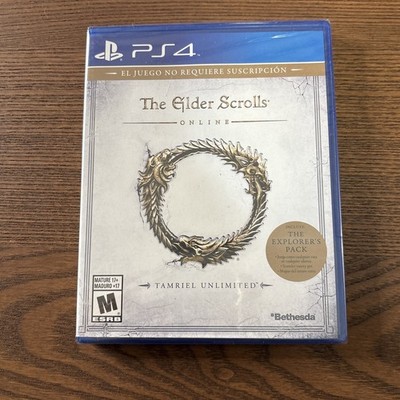 NEW Sealed The Elder Scrolls Online Tamriel Unlimited PS4 English & Spanish 14G