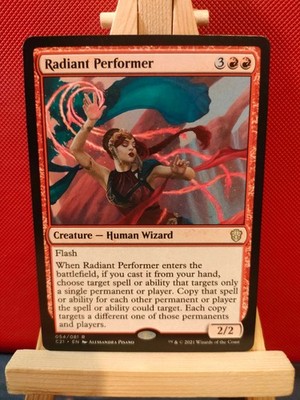 Radiant Performer - 2021 Commander - Rare - NM (siehe Bilder) MTG