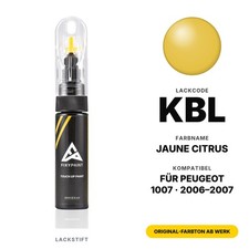 Lackstift Für Peugeot 1007 KBL Jaune Citrus Set Steinschlag Lack Reparatur Lackstift Für Peugeot 1007 KBL Jaune Citrus Set Steinschlag Lack Reparatur