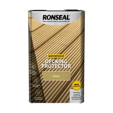 Ronseal Decking Protector - Waterproofs / Sun / Rain - Natural - 5 Litre