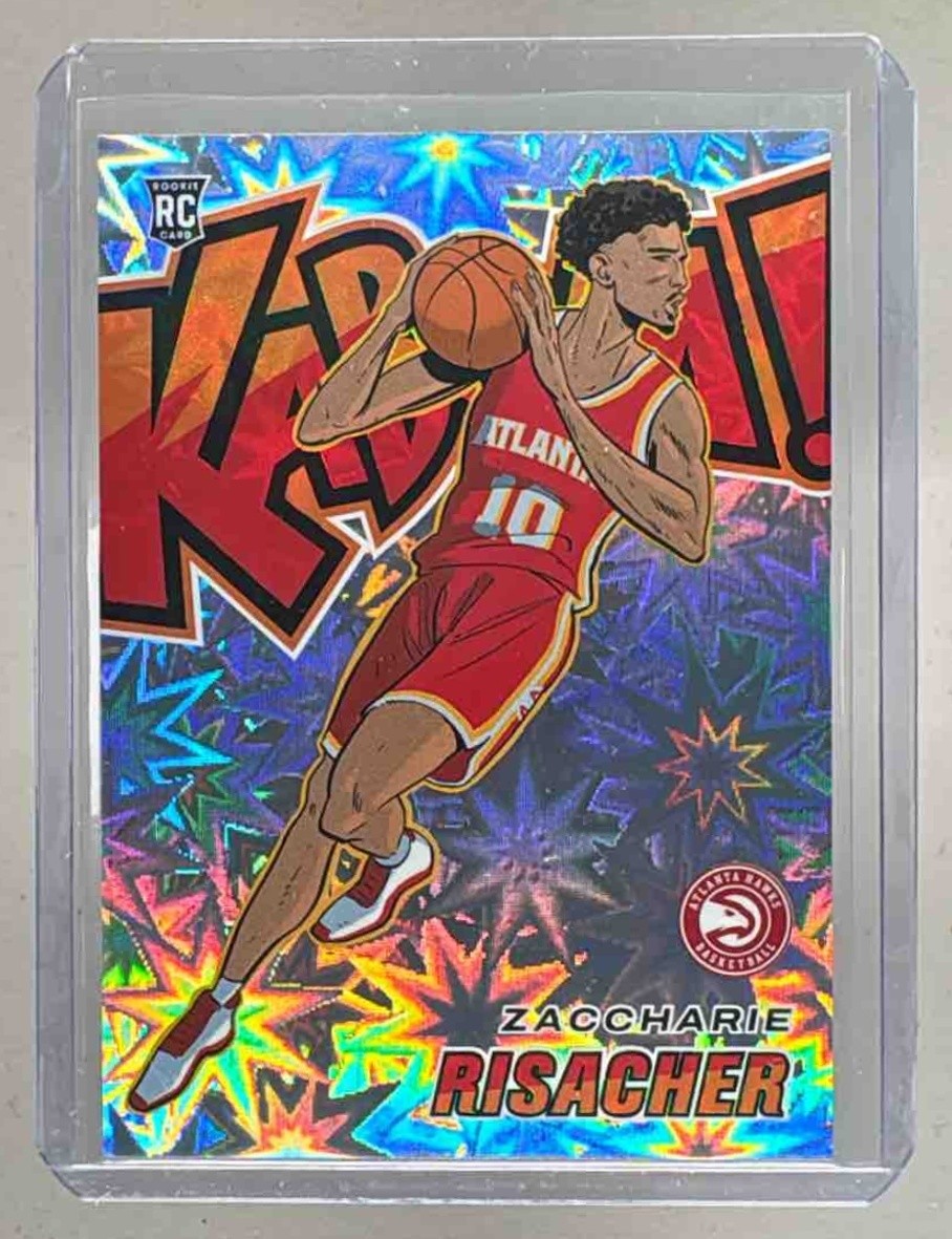 Zaccharie Risacher 2024 Panini Revolution #16 Kaboom! Vertical SSP Rookie RC