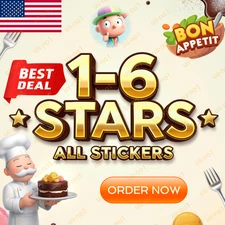Monopoly Stickers GO 1⭐- 6⭐ (Partner event Available) CHEAPEST🔥SUPER FAST⚡24/7