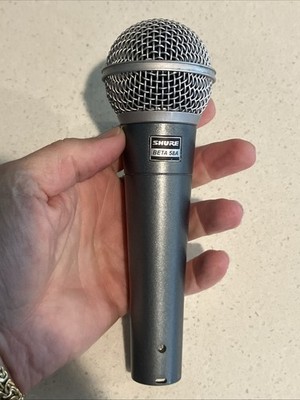 Shure BETA 58A Wired Handheld/Stand-Held Dynamic Microphone No Cords