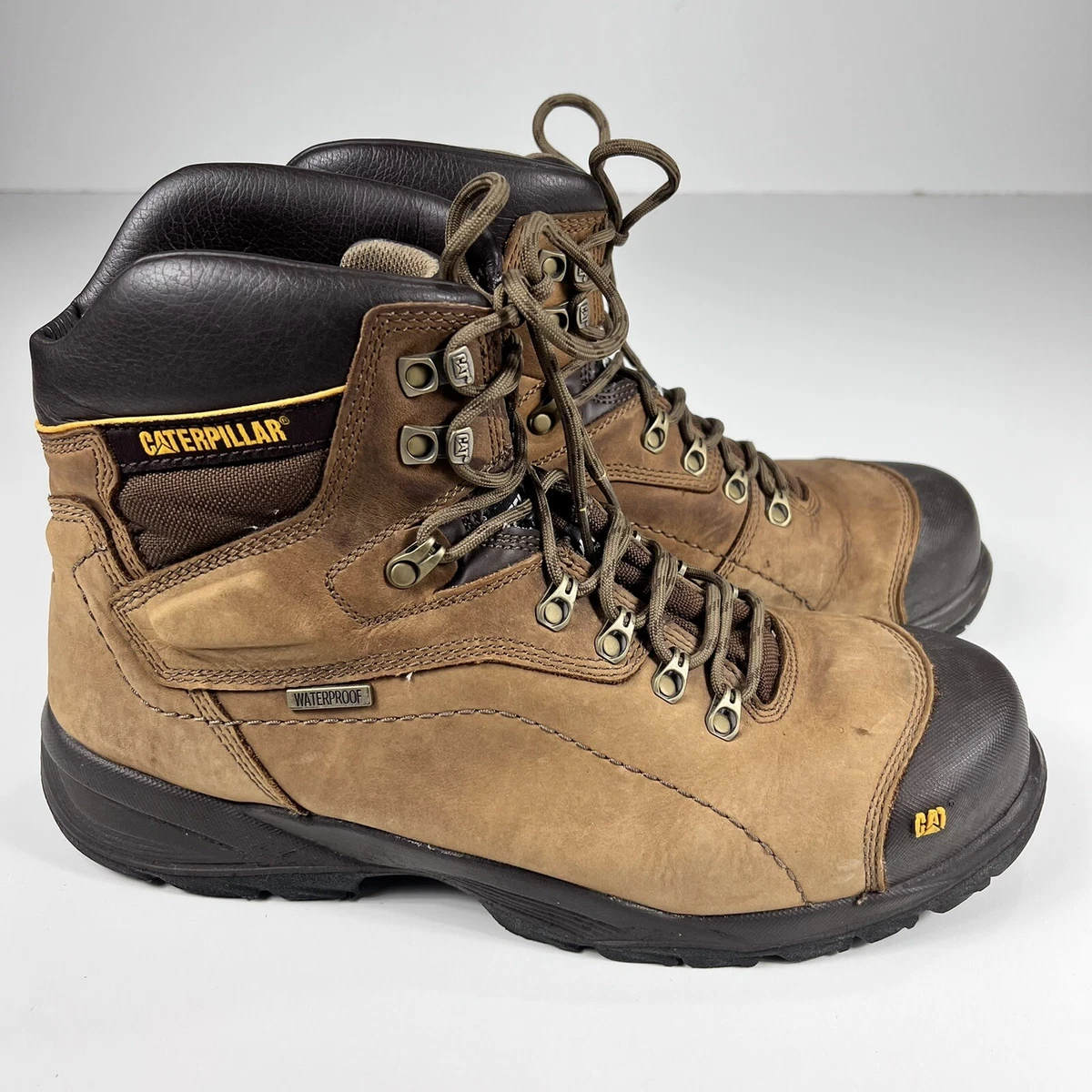 Caterpillar Men Diagnostic Hi Waterproof Thinsulate™ Steel Toe Work Boot Size 13