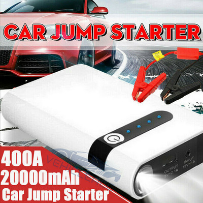 Mini Portable Car Jump Starter 000mah Power Bank Battery Charger Flashlight Us Ebay