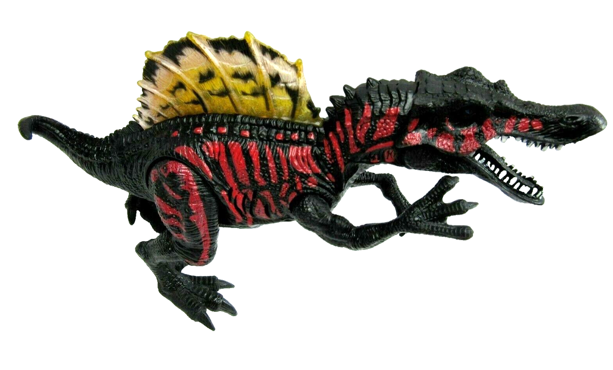 Chap Mei Roaring Black and Red Spinosaurus Toys R Us 2007 Tested