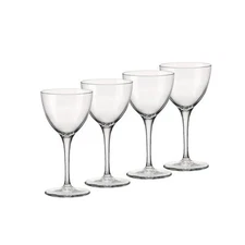 Bormioli Rocco Novecento Stemware Nick & Nora Glasses, Set of 4, 5.25 oz - Clear