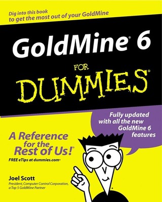 GoldMine 6 For Dummies (For Dummies Ser..., Scott, Joel