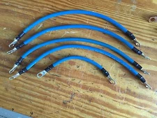 EZGO TXT 48V 2 Gauge #2 Welding Wire Battery Cable HD Tinned Copper Lugs