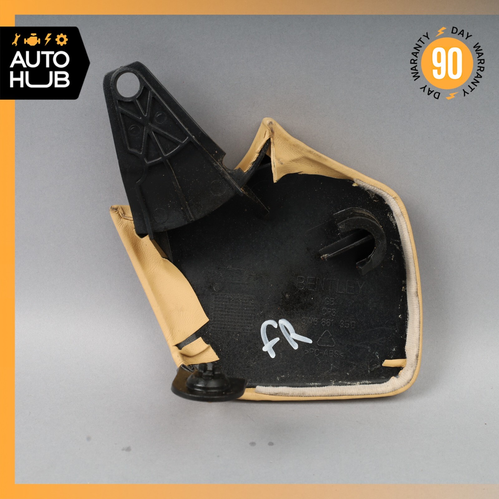 03-10 Bentley Continental GT GTC Front Right Side Seat Cover Trim OEM 36k