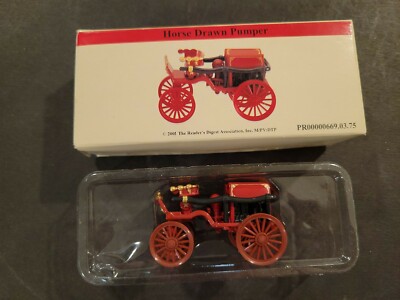 2001 The Readers Digest 1908 Horse Drawn Pumper