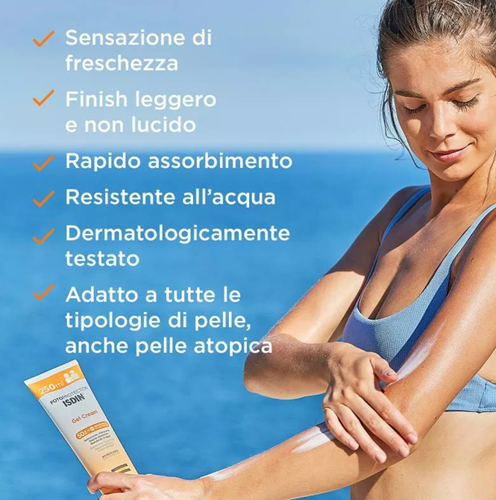 ISDIN FOTOPROTECTOR GEL CREAM SPF 50 250ML - Foto 4 di 4