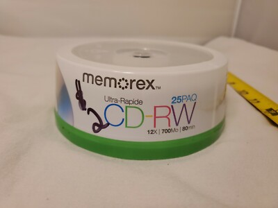 Memorex CD-RW 80 High Speed Spindle - 50 Pack, 700MB, Rewritable CDs