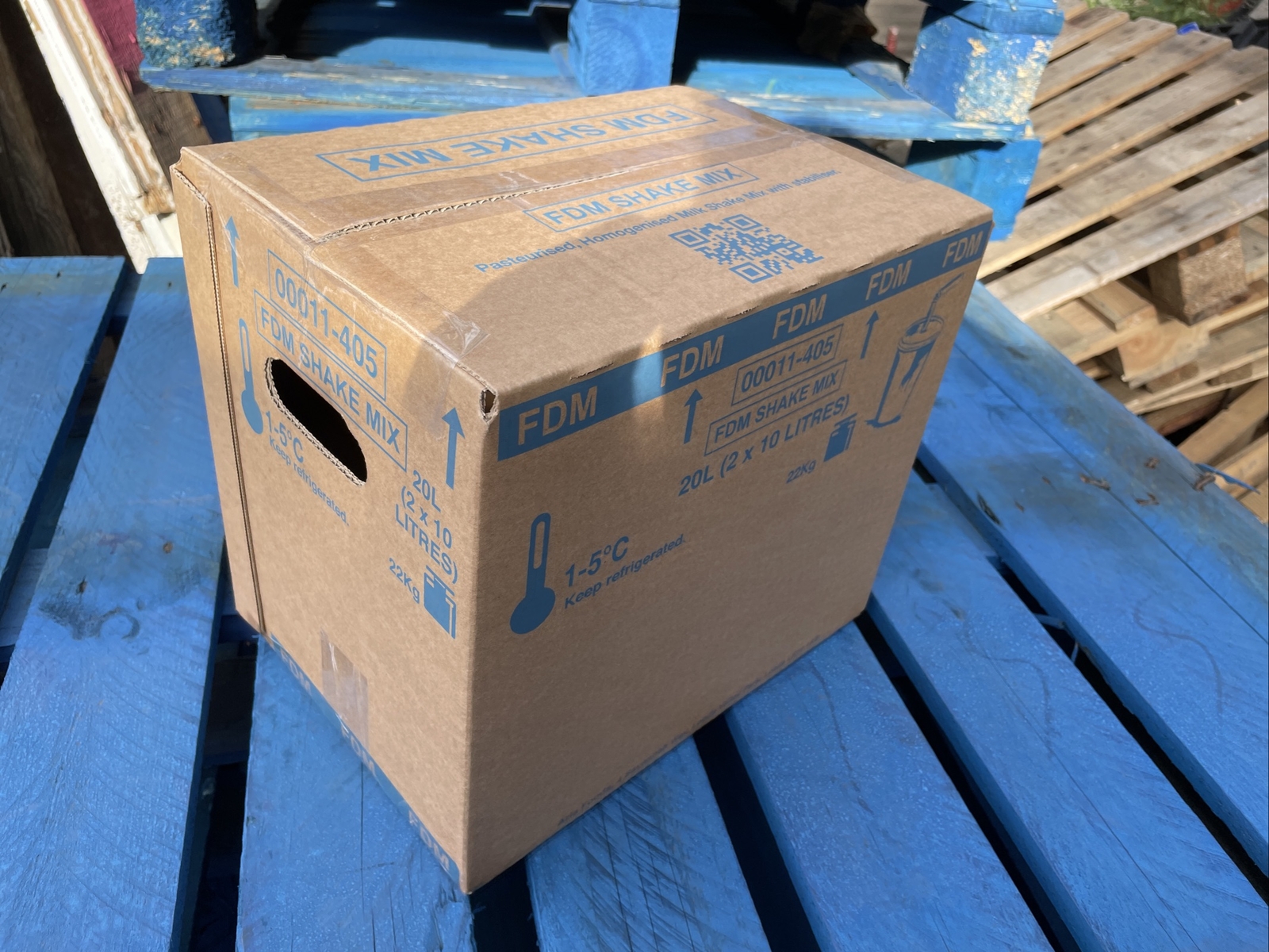 20 Strong Double Wall Cardboard Boxes Carry Handles House Removal