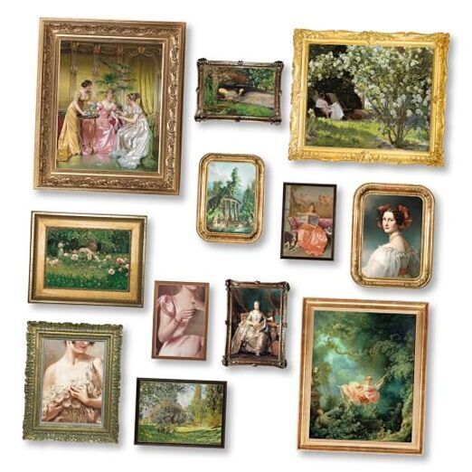 Decor for Home - Coquette Vintage Art Prints, Light Vintage
