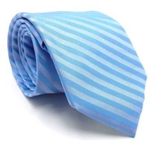  125 Calvin Klein Men S Striped Blue Neck Tie Slim Classic Silk Necktie 58x3