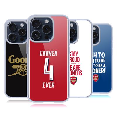 ARSENAL FC GUNNERS GELHÜLLE KOMPATIBEL MIT APPLE iPHONE HANDYS & MAGSAFE