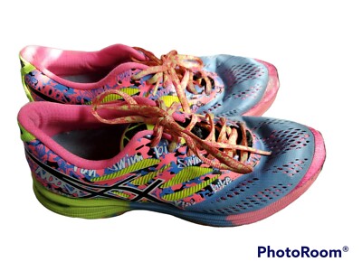 ASICS Gel-Noosa Tri 10 Running Shoes Athletic T580N Purple Pink Women s Size 8.5