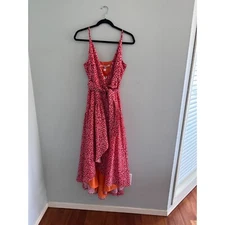 NWT Anthropologie Hutch Flutter Midi Wrap Dress Women's SMALL