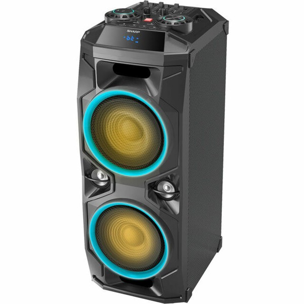 Sharp PS940 180W Portable Party Speaker System Black for sale online