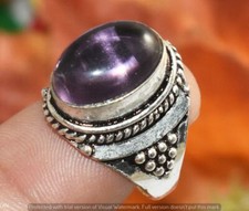 Amethyst Gemstone Turkish Style Ring Us Size 6.5" U343-C122