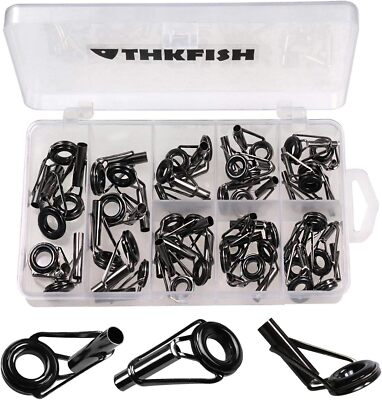 THKFISH Saltwater Rod Tip Repair Kit Heavy Duty 40PCS 