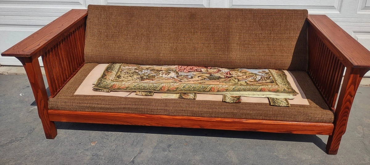 Vintage Bassett Mission Style Sofa