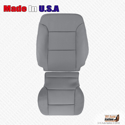 2014 2015 2016 2017 2018 2019 Chevy Silverado Tahoe Suburban & GMC Yukon Perforated Leather Seat Cover Replacement In Black (Perforated Jet Black) | Auto Seat Replacement - Foto 5