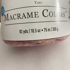 LOOPS AND THREADS..MACRAME COLORS PINK
