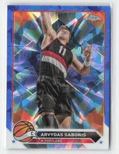 Arvydas Sabonis 2023-24 Topps Chrome Sapphire #17