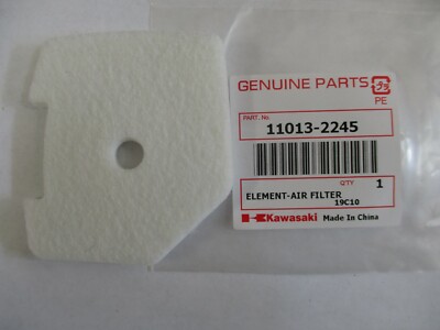 Genuine Kawasaki 11013-2245 Air Filter Element Hedge & String