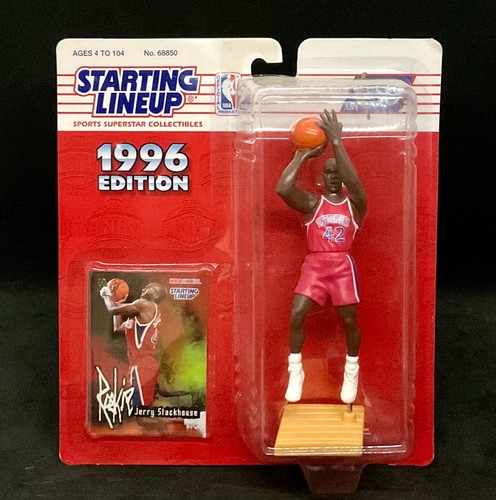 1996 Jerry Stackhouse Kenner Starting Lineup SLU Figure & Card Sealed Brand New - 第 1/3 張圖片
