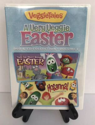 New! VeggieTales A Very Veggie Easter DVD & CD Collection Vol 1 Hosanna